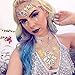 Face Gems, Ynredee 2 Set Women Mermaid Rave Festival Glitter, Rhinestone Temporary Tattoo Face Jewels Crystals Face Stickers Eyebrow Face Body Jewelry for Halloween, Christmas, All Saints' Day