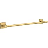 Franklin Brass Maxted (1-Pack) 18' Towel Rack for Bathroom, Modern Gold Bar Holder Wall Mounted Rod, Hardware | Accessories M