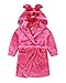 DQdq Little Girl's Hooded Sleepwear Little Boy's Bathrobe Toddler Kids Robe