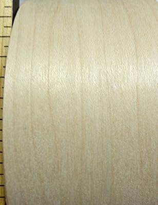 Maple wood veneer edgebanding roll 5" x 120" with preglued hot melt adhesive
