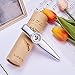 WANDIC Kazoo Flute With 3 Pcs Kazoo Flute Diaphragms, Silver Metal Aluminum Alloy Kazoo Flute Musical Instruments, Good Companion for Guitar, Ukulele and Violin