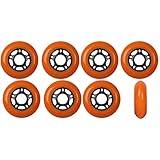 OUTDOOR Inline Skate Wheels ASPHALT Formula 80MM 89a ORANGE x8