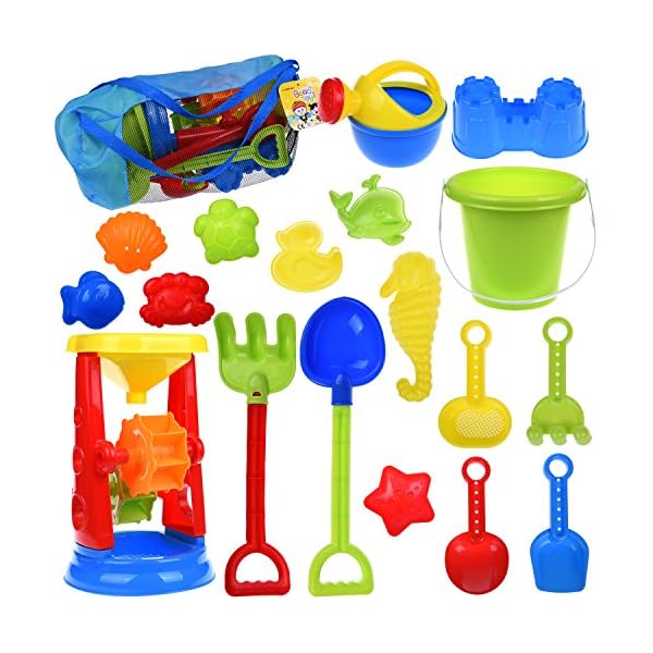 fun little toys kids beach sand toys set sand water wheel beach molds