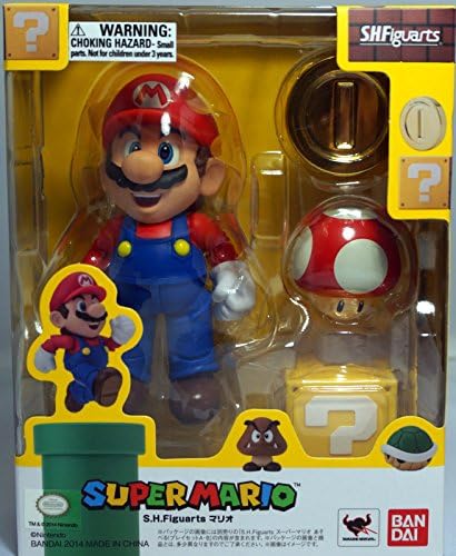 Brand New Bandai Tamashii S.H Figuarts Super Mario Bros " Mario " USA