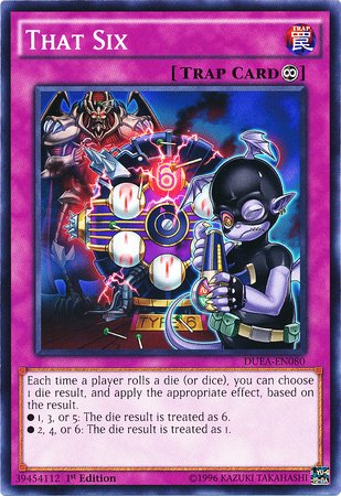 Yu-Gi-Oh! - That Six (DUEA-EN080) - Duelist Alliance - 1st Edition - Common