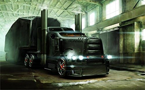 Trucks Scania Cars Sci Fi Semi Tractor Tuning 20X30 Inch Poster Print