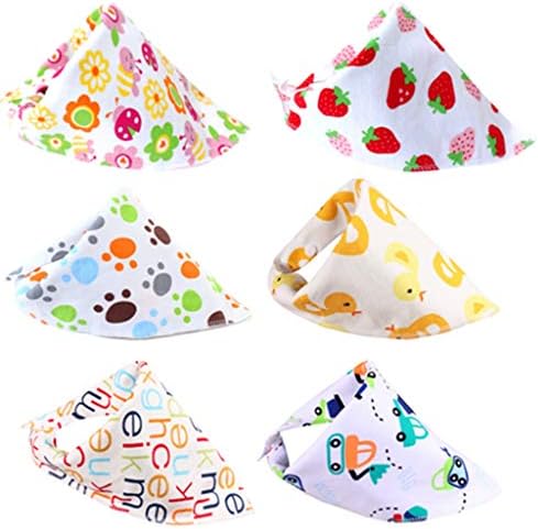 JJHYDZ Cartoon Baby Bibs Hand Towel Soft Cotton Bibs Baby Triangle Scarf Babero Kids Girls Feeding Smock Baby Bibs Burp Cloths 4 Seasons Wearable