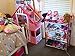 Compact Shoe Organizer Rack-Ladies or Kids Shoe Racks for Closet or Entryway-Smart Metal Closet Shoe Racks with Shelves 12 Pair Kids Ladies Shoes (no plastic)-Light Easy to Assemble