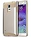 BENTOBEN Note 4 Case, Samsung Galaxy Note 4 Case 2-Pieces Dual Layered Rugged Durable Impact Resistant Shockproof Cases Cover for Samsung Galaxy Note 4 Gold&Gold