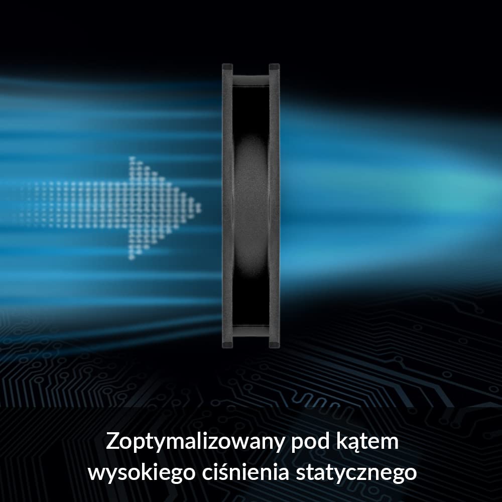 ARCTIC P14 PWM PST A-RGB - PC Fan, 140mm PWM Case Fan, Optimised for Static Pressure, Semi-Passive: 200–1900 RPM (0 RPM 5%), 5V 3 Pin A-RGB LED, Single Fan - Black