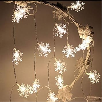 Led Lichtervorhang Lichter Led Lichterkette Weihnachtsbeleuchtung Led Lichtervorhang Lang Schneeflocke Led String Licht Innenaußen Weihnachtsdeko