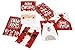 48 Pack Christmas Cards Assortment, Ohuhu Blank Side Note Card W/48 Envelopes & 48 Stickers for Gifts Box, Xmas Winter Holiday Cards of 6 Designs，Polar Bear, Santa Claus, Red