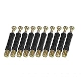 Uxcell a11081900ux0018 Furniture 6mm Dia Thread Connecting Fitting Bolts Screws (Pack of 10)