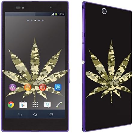 Sony Xperia Z Ultra LTE C6806 Phone Skin - [SkinGuardz] Full Body Scratch Proof Vinyl Decal Sticker with [WallPaper] - [Camo Green weed] for Sony Xperia Z Ultra LTE C6806