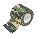 EAmber Camo Wrap Tapes Camouflage Form Wrap 1.96'' x 177'' Military Army Hunting Self-Adhesive Protective Bandage for Flashlights,Bicycle