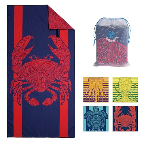 4Monster Microfiber Beach Towel Quick Dry,Super