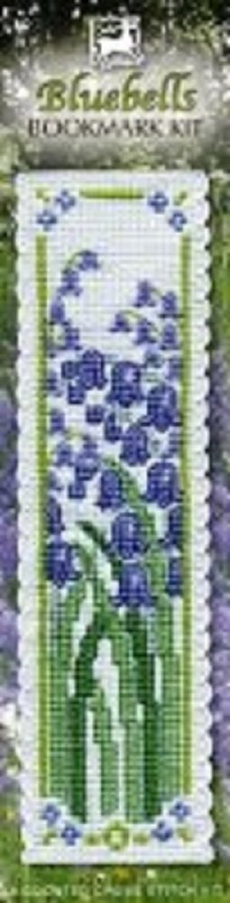 Textile Heritage Collection Cross Stitch Bookmark Kit - Bluebells