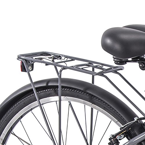 700c Royce Union RMX Mens 3-Speed Commuter Bike, 21" Aluminum Frame, Cool Gray
