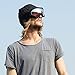 OutdoorMaster OTG Ski Goggles - Over Glasses Ski/Snowboard Goggles for Men, Women & Youth - 100% UV Protection (Black Frame + VLT 24% Orange Lens with REVO Silver)