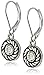 Napier Silver-Tone Petite Leverback Drop Earrings
