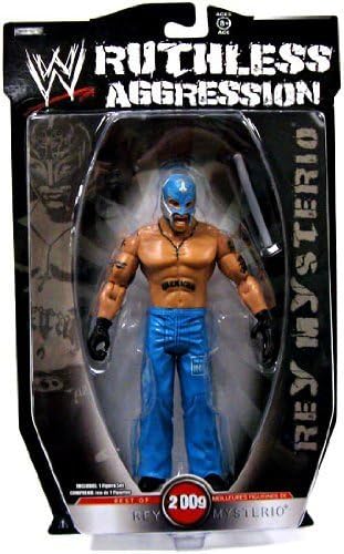 WWE Wrestling Ruthless Aggression Best of 2009 Action Figure Rey Mysterio by Jeff Hardy Sleeves