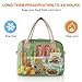 Insulated Cooler Leakproof Reusable Lunch Bag - Lunch Box Tote Bag with Adjustable Shoulder Strap for Women and man Multi-functional Large Capacity (Green)