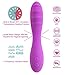 HoozGee Vibrator Sex Toys 7 Vibrating Mode Settings Stimulate Clitoris Vagina U A Point G-spot with 40℃ Constant Temperature Heating Function (Purple)