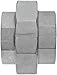 Stainless Steel 316 Cast Pipe Fitting, Union, Class 150, 3/4