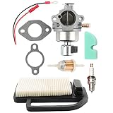 Hilom 20-853-33-S Carburetor + 20 083 02-S Air Filter for Kohler Courage SV Series SV530 SV540 SV590 SV591 SV600 SV601 SV610 SV620 Toro Engine 12 853 117-S