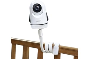 OKAIDI Baby Monitor Mount for OD8050/OD8051/OD8052, Baby Camera Flexible Mount, Travel Baby Monitor Accessory, Portable Baby Camera Stand, Adjustable Baby Monitors Holder for Crib(Camera not included)