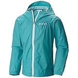 Columbia Big Girls Switchback Rain Jacket, Miami, Medium