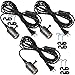 Light Socket, FadimiKoo E26/E27 Light Bulb Socket, Vintage Edison Light Bulb Extension Cord Kit with In-Line On/Off Switch UL-listed, 3 Pack, 14.5FT /Pack