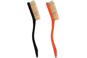 TWO STONES Climbing & Bouldering Brush with Natural Firm Boar's Hair Bristles and Durable Handle, Climbing Chalk Brush Design