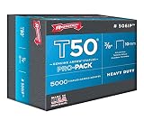 Arrow Fastener T50 506IP 3/8" Flat Crown Heavy Duty Steel Staples | Pro-Pack | 5000 Each Box
