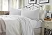 Great Bay Home Extra Soft Heather Jersey Knit (T-Shirt) Cotton Sheet Set. Soft, Comfortable, Cozy All-Season Bed Sheets. Carmen Collection By Brand. (King, Winter White)