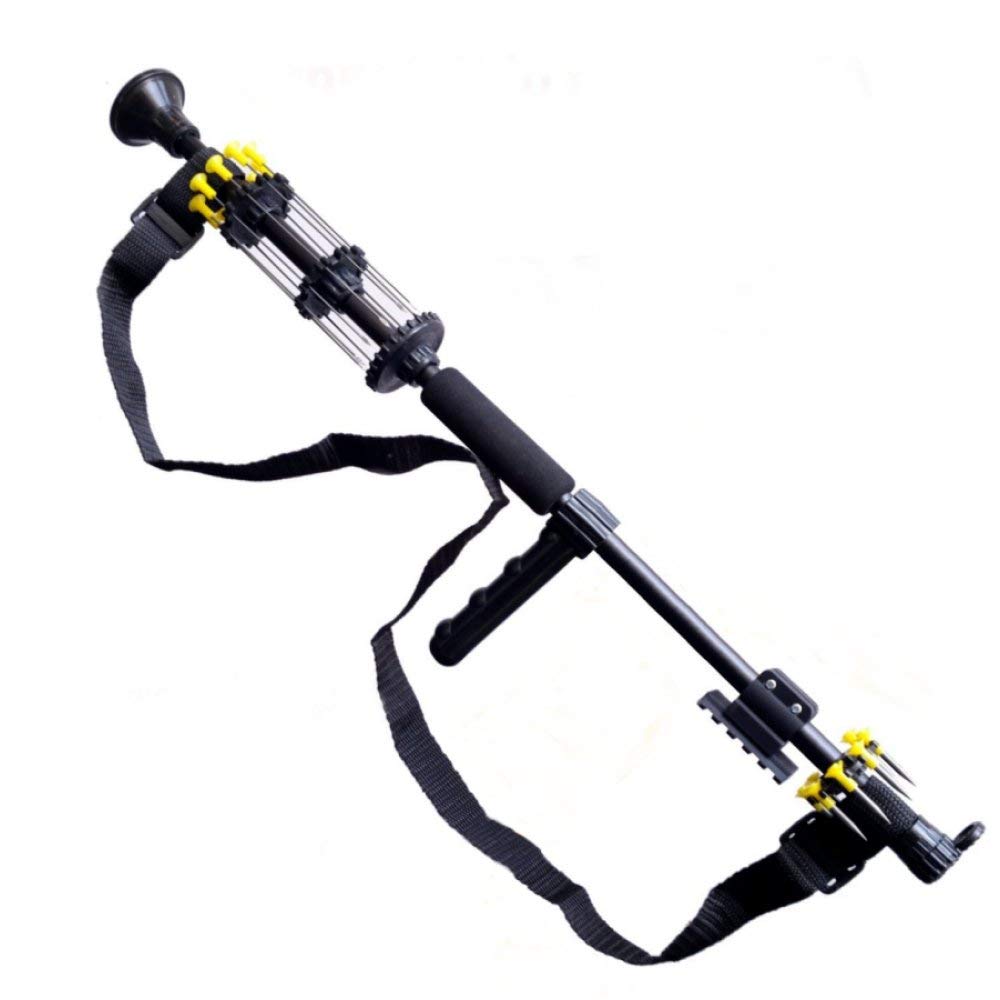 24" .40 Caliber Tactical Blowgun with 10 Spear Darts, 8 Spike Darts, Sling, Tactical Mount, Pistol Grip and Peep Site