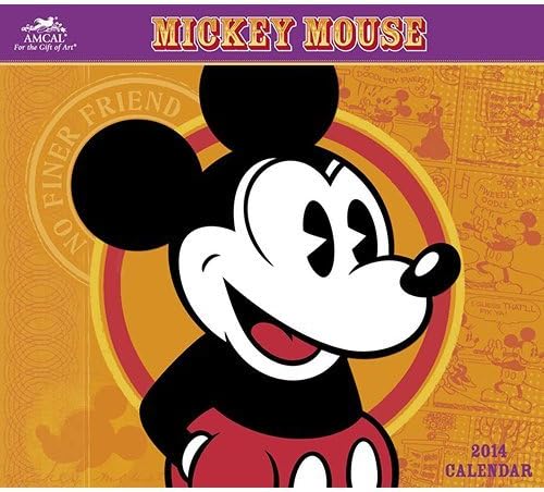 Disney Classic Mickey Mouse 2014 Deluxe Wall Calendar