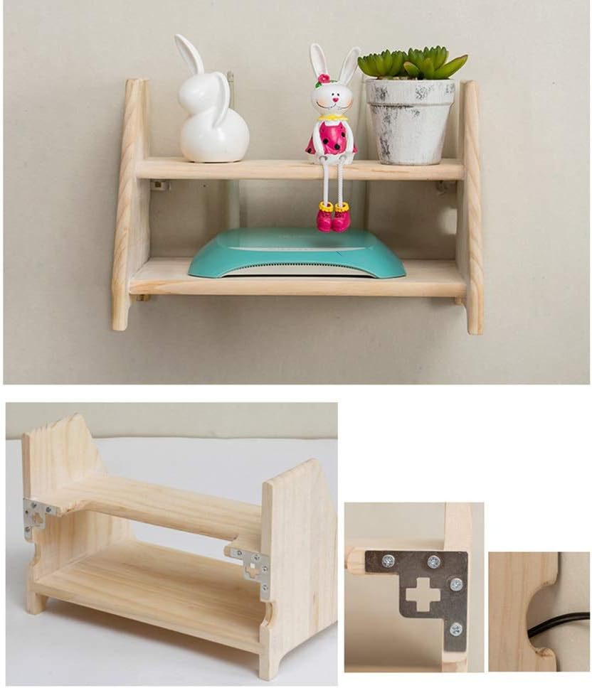 Shelving Storage Router Shelf Living Room Wall Hanging Settop