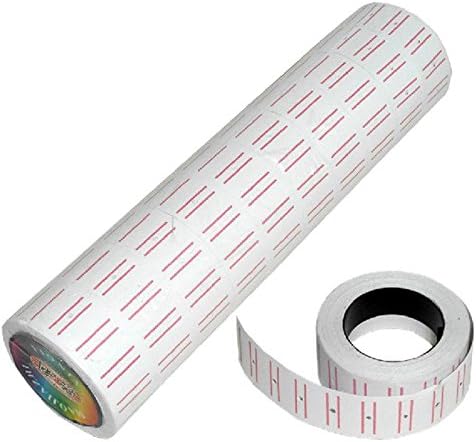 Realshoppe One Roll White Adhesive Paper Price Sticker Price Label for MX-5500 Price