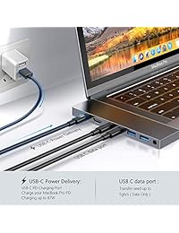 USB C Hub,GIKERSY 8 en 1 tipo C adaptador