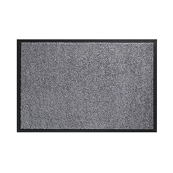 Teppich D Eingang Twister Grau 90 X 250 Cm Halterung Vinyl