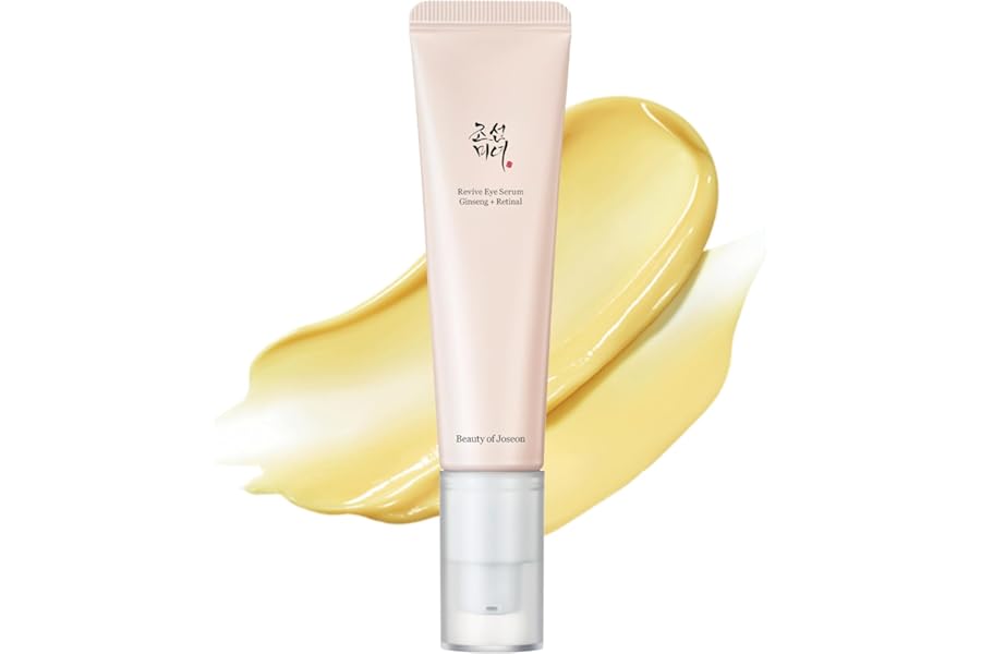 Beauty of Joseon Revive Eye Serum with Retinal Niacinamide Correction for Puffy Eye Bags Fine Lines Dark Circles Wrinkles, Korean Skin Care 30ml, 1.01 fl.oz