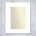 DIGIBUDDHA Diagonal Lines Gold Foil Art Print 8x10
