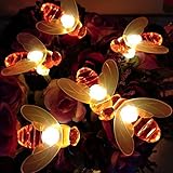 Honeybee Fairy String Lights,40 LED 14Ft Honeybee