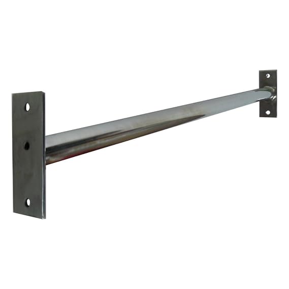 WICKEY Reckstange 90cm V2a Turnstange aus rostfreiem Edelstahl, ohne Pfosten