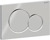 Geberit 115.770.21.5 Sigma01 Dual Flush Push Plate Gloss Chrome Assembly Kit