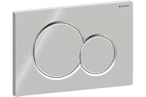 Geberit 115.770.21.5 Samba Dual Flush Actuator, Chrome