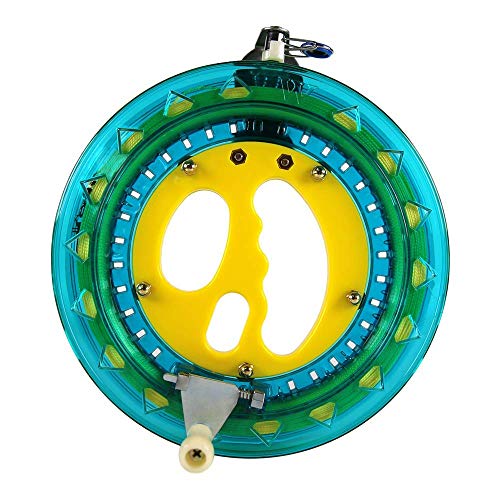 Mint's Colorful Life Kite String Reel Winder 7inches Dia with 600 feet Line (60 lbs) for Kids/Teens, Blue (Renewed) - Thumbnail 7