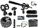 Professional Advanced Broadcast Microphone and accessories Kit for Canon EOS DSLR 5D Mark II III 6D 7D 7D II 77D 80D 70D 60D T6s T7i T6i T5i T4i T3i SL1 Cameras primary