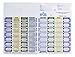 Medi-Aid 4 Times a Day Weekly Cold Seal Medication Blister Pack System Cards - One Piece Unit Dose Book Fold, Easy No Extra Equipment Needed, Just Fill and Seal, 24 Compartments, 6 Pack